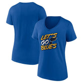 St. Louis Blues Women's Proclamation V-Neck T-Shirt