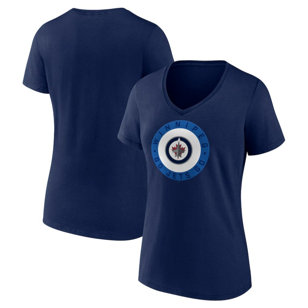 Winnipeg Jets Women's Proclamation V-Neck T-Shirt