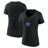 Toronto Maple Leafs Women's Alternate Logo V-Neck T-Shirt