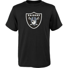 NFL Las Vegas Raiders Outerstuff Youth Primary Logo T-Shirt