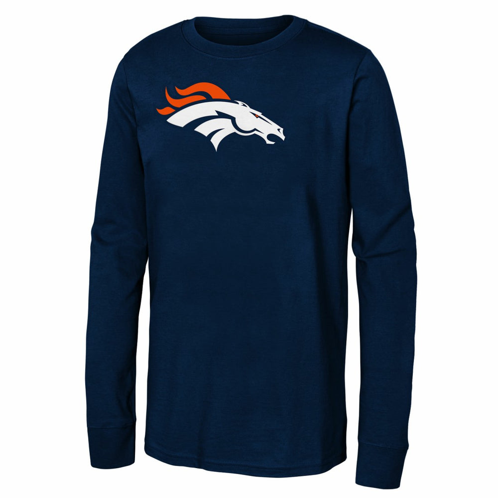 NFL Denver Broncos Youth Primary Logo Long Sleeve T-Shirt