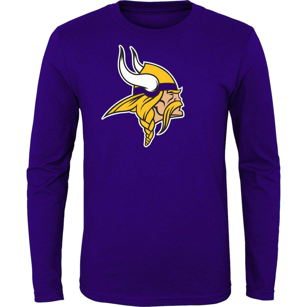 NFL Minnesota Vikings Youth Primary Logo Long Sleeve T-Shirt