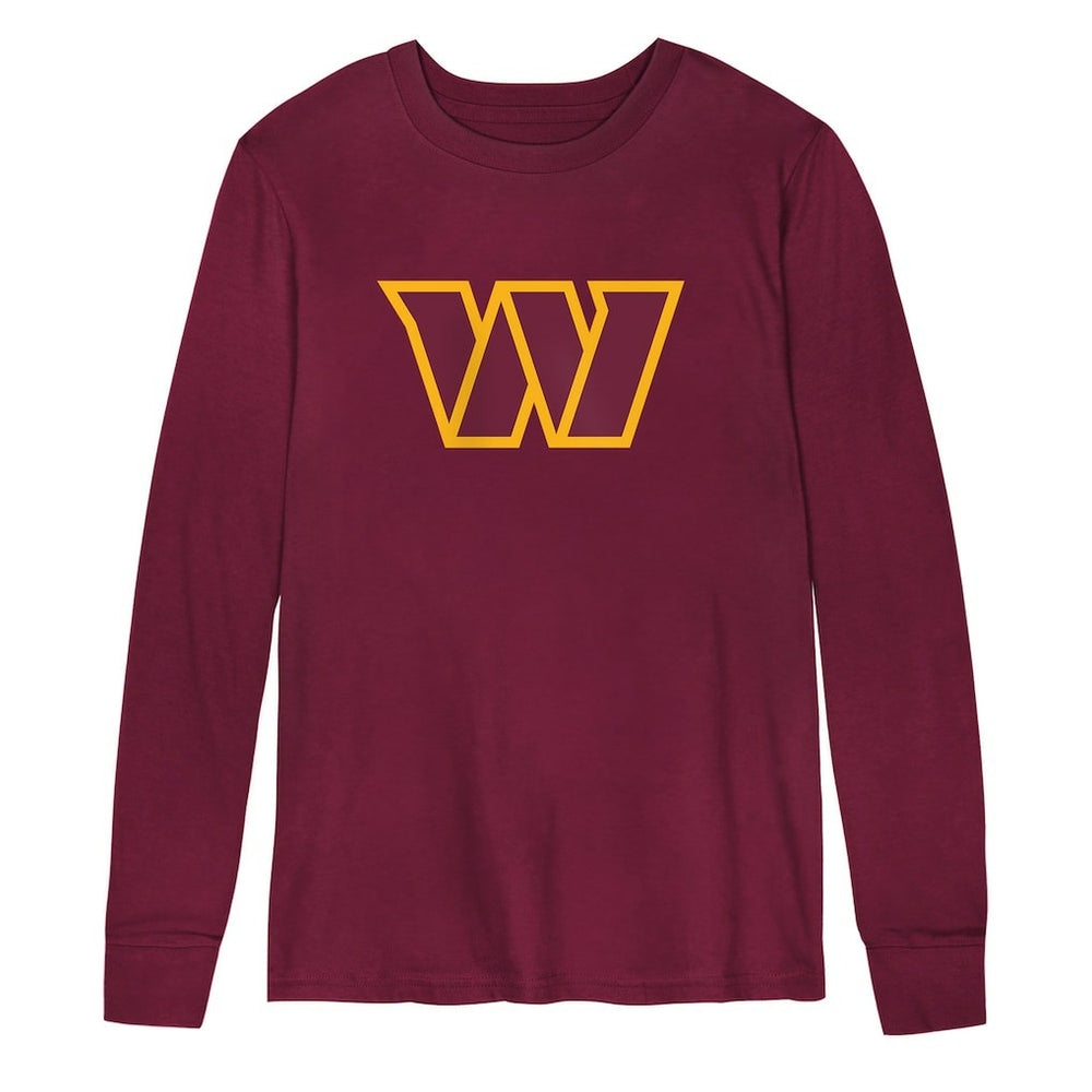NFL Washington Commanders Preschool Primary Logo Long Sleeve T-Shirt