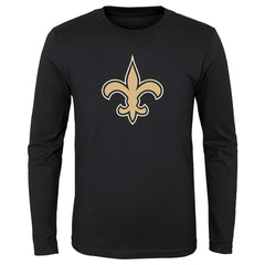 NFL New Orleans Saints Preschool Primary Logo Long Sleeve T-Shirt