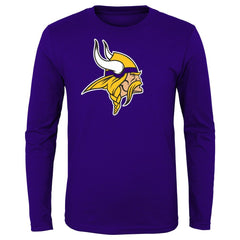NFL Minnesota Vikings Preschool Primary Logo Long Sleeve T-Shirt