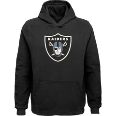 NFL Las Vegas Raiders Youth Team Logo Pullover Hoodie