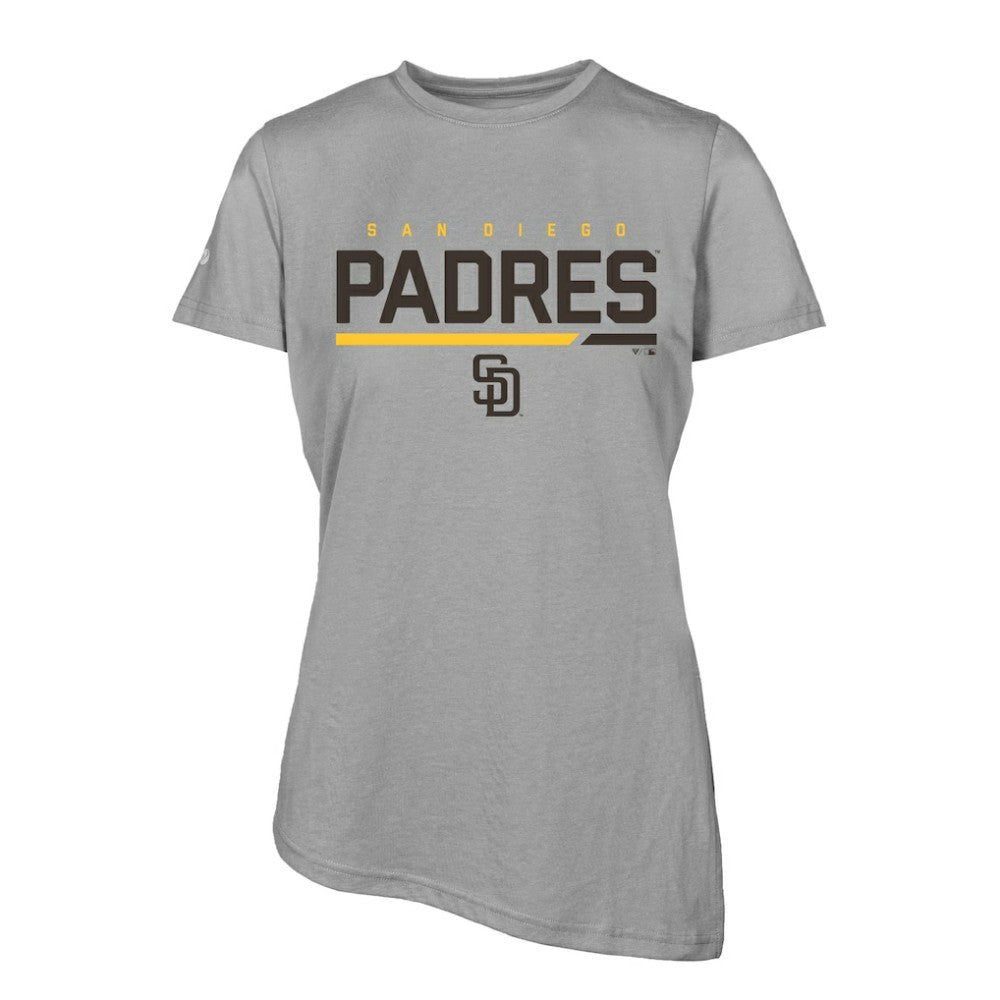 San Diego Padres Levelwear Women's Birch T-Shirt - Steel
