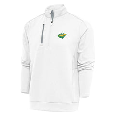 Minnesota Wild Antigua Special Edition 2.0 Generation Quarter-Zip Pullover Top