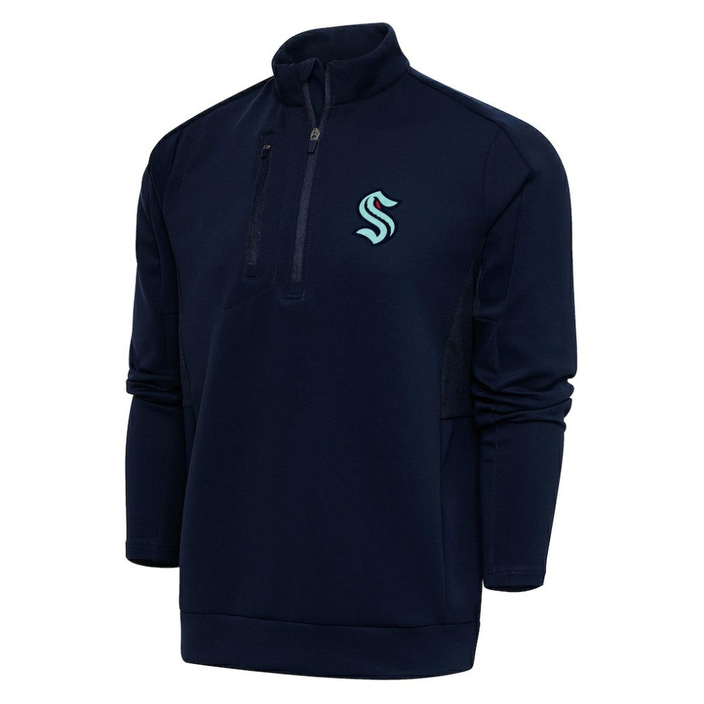 Seattle Kraken Antigua Special Edition 2.0 Generation Quarter-Zip Pullover Top