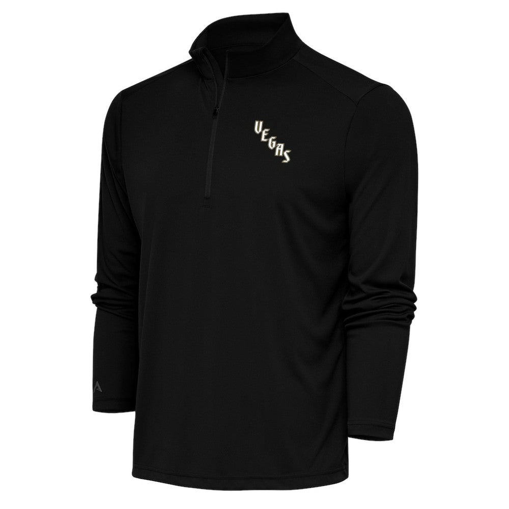 Vegas Golden Knights Antigua Special Edition 2.0 Tribute Quarter-Zip Pullover Top