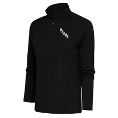 Vegas Golden Knights Antigua Women's Special Edition 2.0 Tribute Quarter-Zip Pullover Top