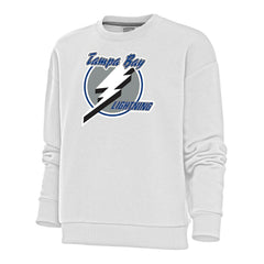 Tampa Bay Lightning Antigua Women's Special Edition 2.0 Victory Crewneck Pullover Sweatshirt