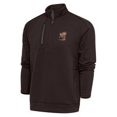 NFL Cleveland Browns Antigua Team Logo Generation Quarter-Zip Pullover Jacket