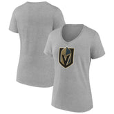 Vegas Golden Knights Women's Primary Logo Team V-Neck T-Shirt
