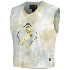 Chicago White Sox The Wild Collective Women's Washed Muscle Tank Top - White