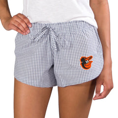 Baltimore Orioles Concepts Sport Women's Tradition Woven Shorts - Gray
