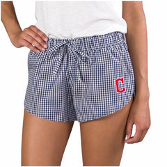 Cleveland Guardians Concepts Sport Women's Tradition Woven Shorts - Navy