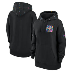 NFL New Orleans Saints Women's 2023 NFL Crucial Catch Club Pullover Hoodie