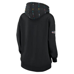 NFL New Orleans Saints Women's 2023 NFL Crucial Catch Club Pullover Hoodie