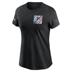 NFL Atlanta Falcons Women's Crucial Catch Sideline Tri-Blend T-Shirt