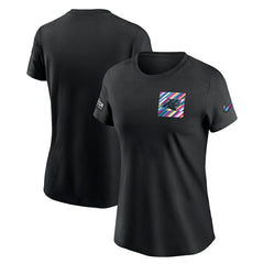 NFL Carolina Panthers Women's Crucial Catch Sideline Tri-Blend T-Shirt