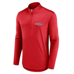 Washington Capitals Fanatics Mock Neck Quarter-Zip Top