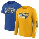 St. Louis Blues Fanatics Bottle Rocket T-Shirt Combo Pack