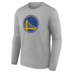 Golden State Warriors Primary Team Logo Long Sleeve T-Shirt sale - Gray shop