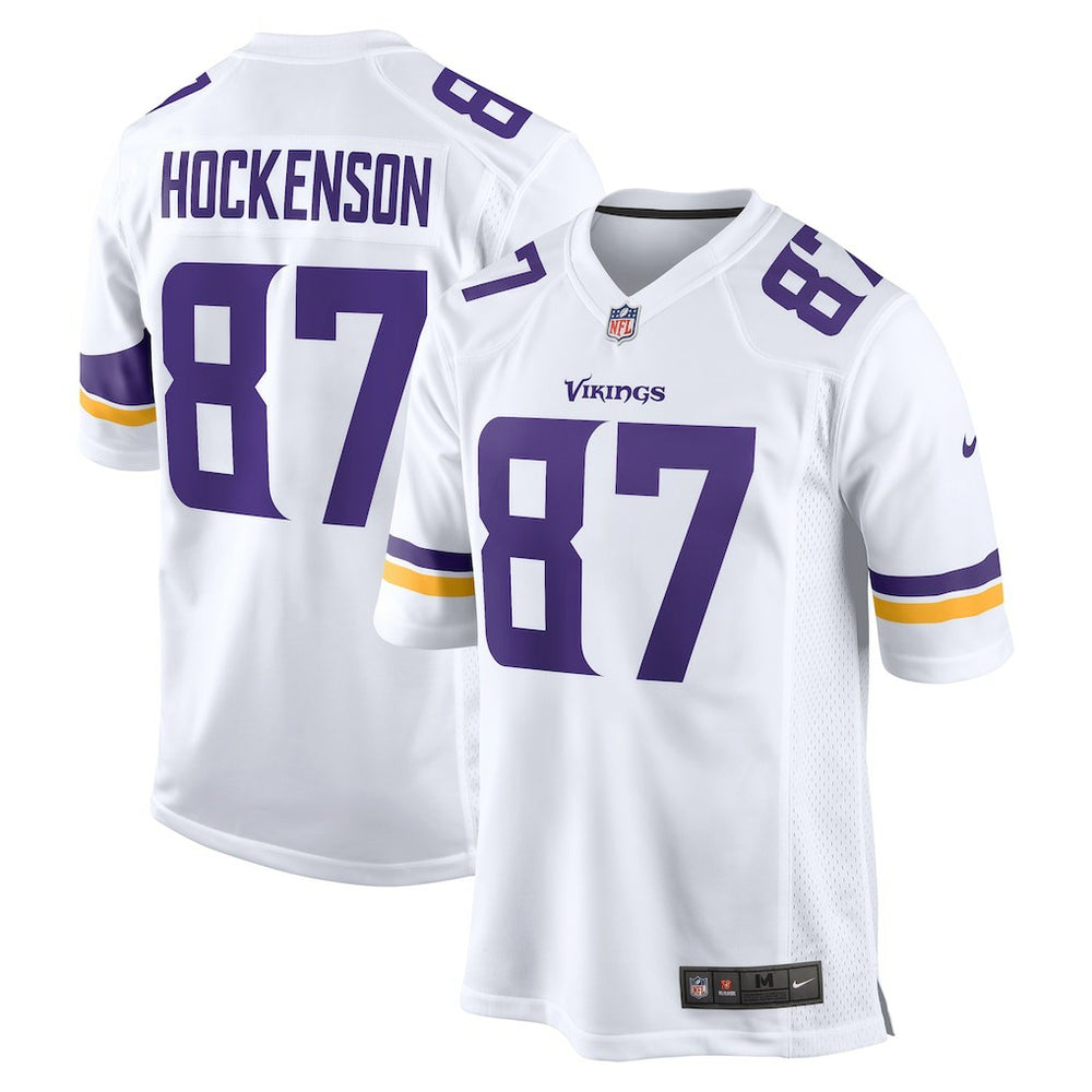NFL Minnesota Vikings T.J. Hockenson Game Player Jersey