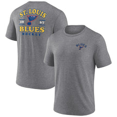 St. Louis Blues Fanatics Winger Tri-Blend T-Shirt