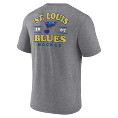 St. Louis Blues Fanatics Winger Tri-Blend T-Shirt