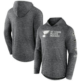 St. Louis Blues Fanatics Stacked Long Sleeve Hoodie T-Shirt