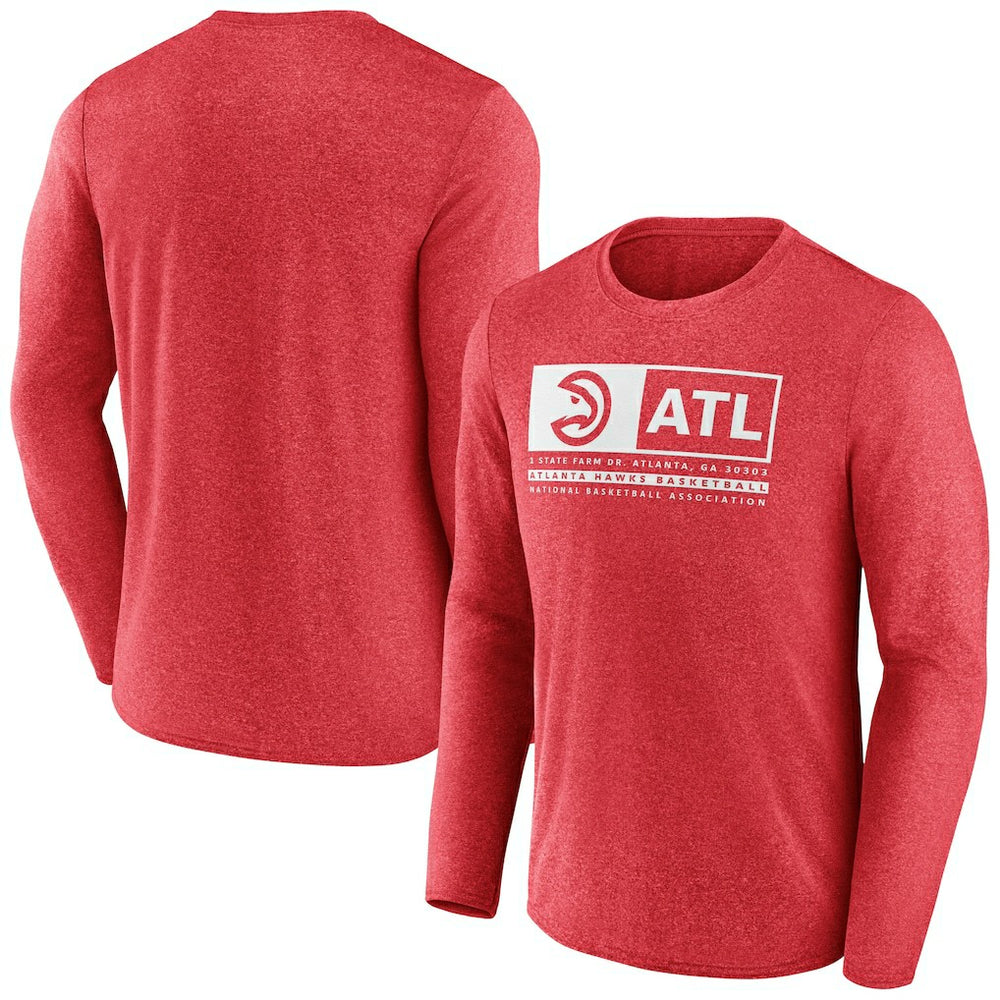 Atlanta Hawks Three-Point Play T-Shirt - Heather Red | Fanatics sale