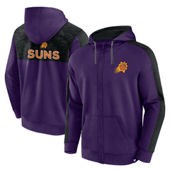 Phoenix Suns Rainbow Shot Full-Zip Hoodie - Purple | Fanatics shop