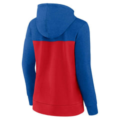 Chicago Cubs Women's City Ties Hoodie Full-Zip Sweatshirt - Royal/Red
