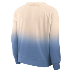 Philadelphia 76ers Women's Lounge Arch Raglan Pullover Sweatshirt - Tan/Royal | Fanatics for sale