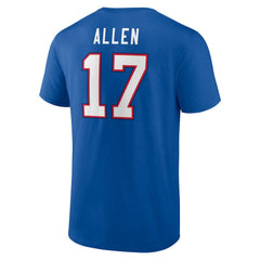 NFL Buffalo Bills Josh Allen Icon Player Name & Number T-Shirt
