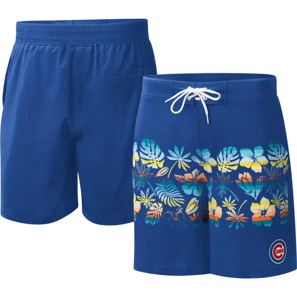 Chicago Cubs G-III Sports by Carl Banks Breeze Volley Swim Shorts - Royal