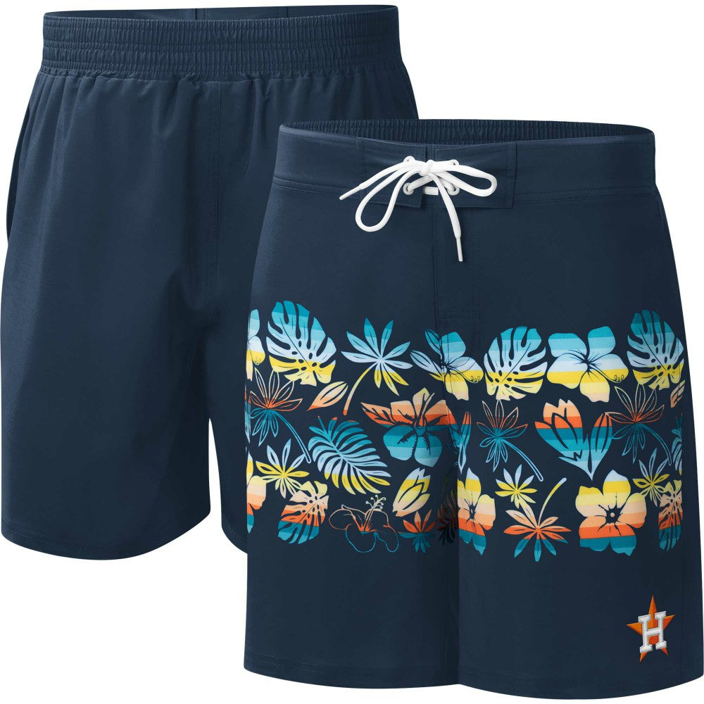 Houston Astros G-III Sports by Carl Banks Breeze Volley Swim Shorts - Navy