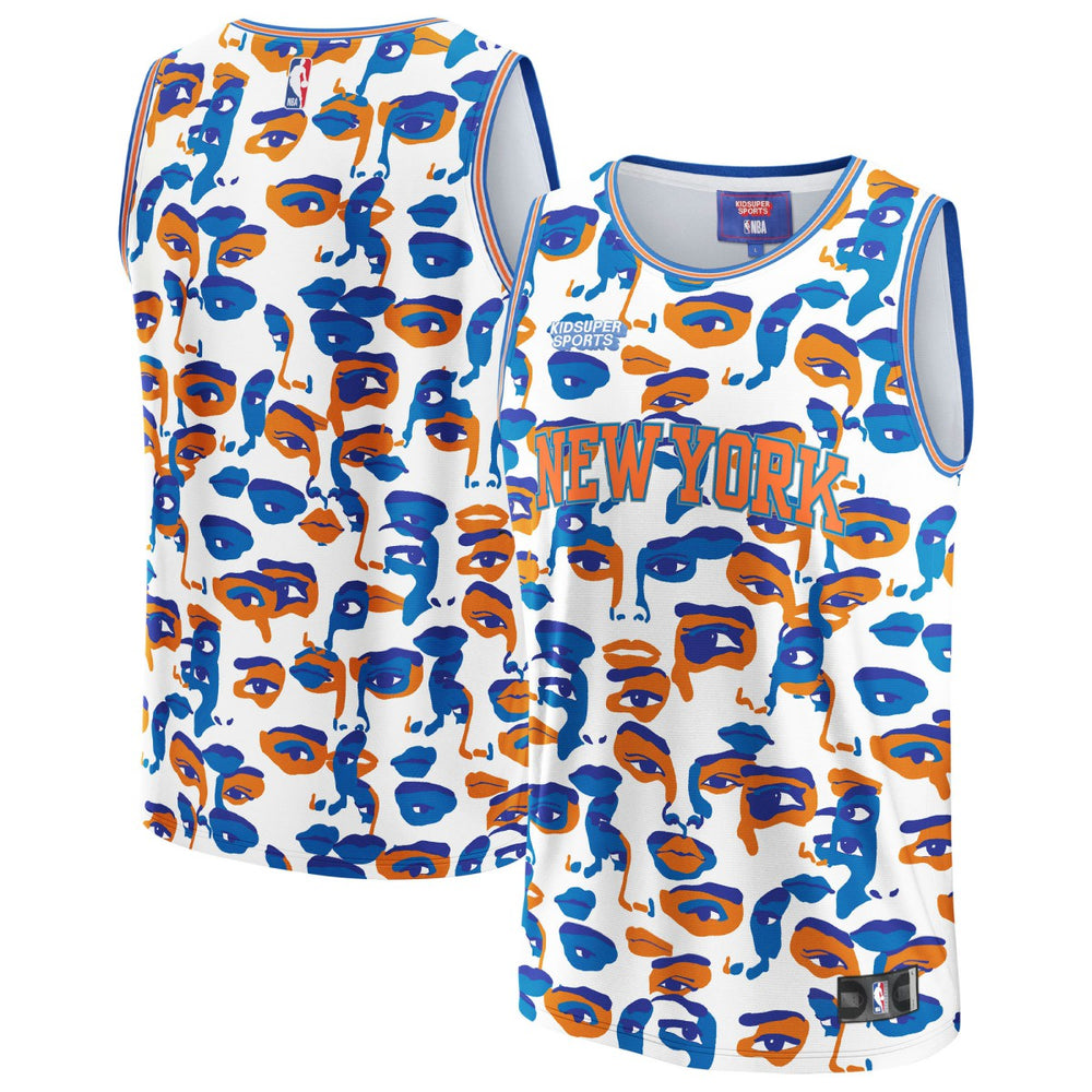 New York Knicks NBA & KidSuper Studios Unisex Hometown Jersey - White | Fanatics cheap