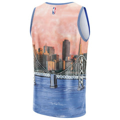 Golden State Warriors NBA & KidSuper Studios Unisex Hometown Jersey sale - Blue | Fanatics cheap