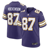 NFL Minnesota Vikings T.J. Hockenson Classic Player Game Jersey