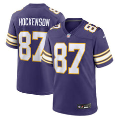 NFL Minnesota Vikings T.J. Hockenson Classic Player Game Jersey