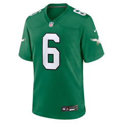 NFL Philadelphia Eagles DeVonta Smith Alternate Game Player Jersey