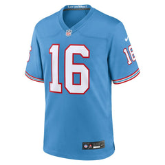 NFL Tennessee Titans Treylon Burks Oilers Throwback Alternate Game Player Jersey