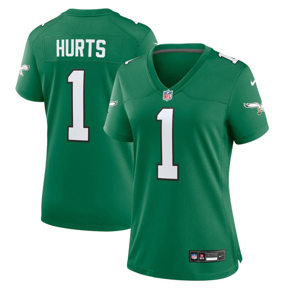 NFL Philadelphia Eagles Jalen Hurts Women's Game Player Jersey