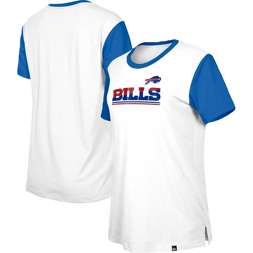 NFL Buffalo Bills Women's Third Down Colorblock T-Shirt