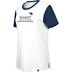 NFL Tennessee Titans Women's Third Down Colorblock T-Shirt