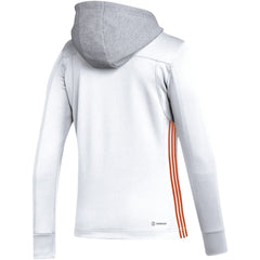 Philadelphia Flyers adidas Women's Refresh Skate Lace AEROREADY Pullover Hoodie