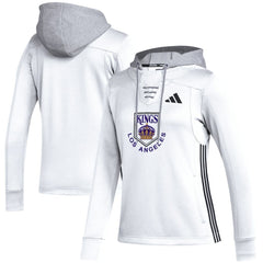 Los Angeles Kings adidas Women's Refresh Skate Lace AEROREADY Pullover Hoodie